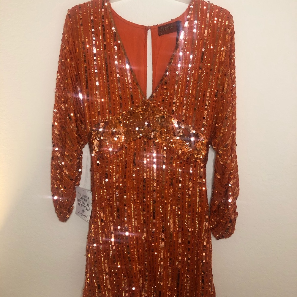 New! Free people Celeste sequined dress